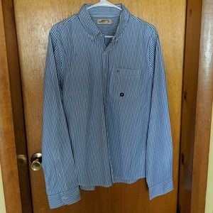 Hollister Striped Button Down New W/Out Tags